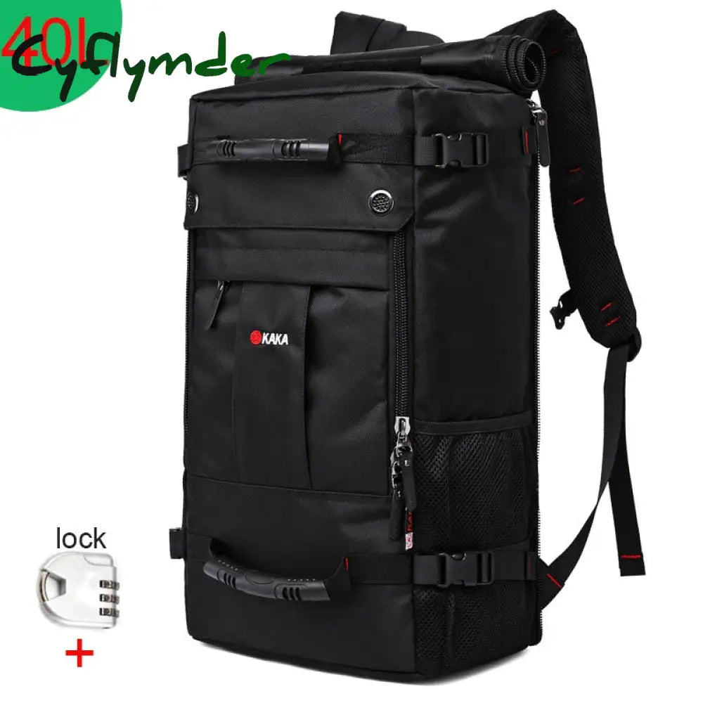 Cyflymder 50L Waterproof Travel Backpack Men Women Multifunction 17.3 Laptop Backpacks Male Outdoor