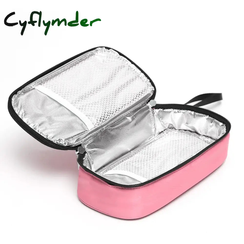 Cyflymder 5Colors Insulin Cooling Bag Portable Diabetic Pocket Pill Protector Waterproof Thermal