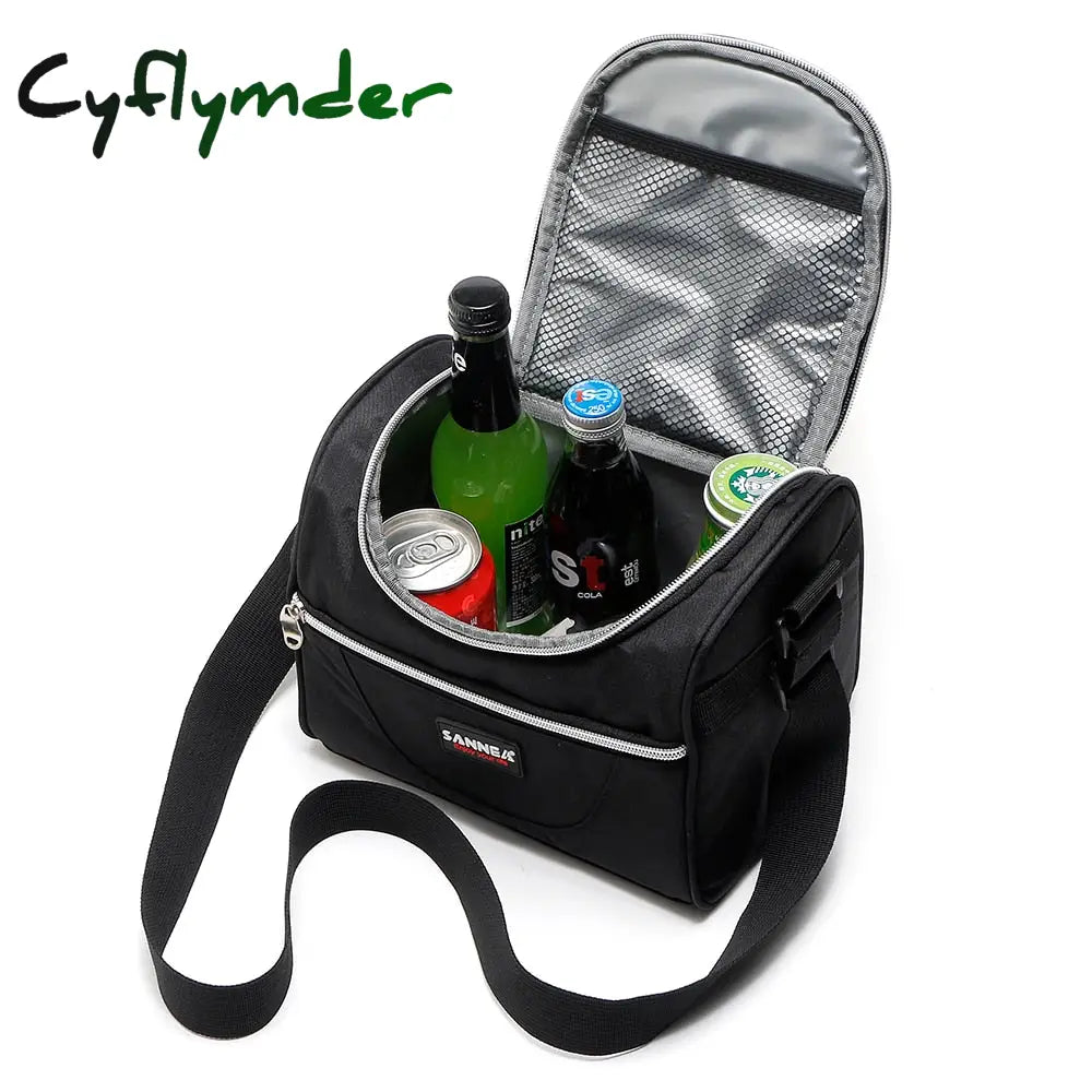 Cyflymder 5L Thermo Lunch Bag Waterproof Cooler Insulated Box Thermal For Kids Picnic Simple And