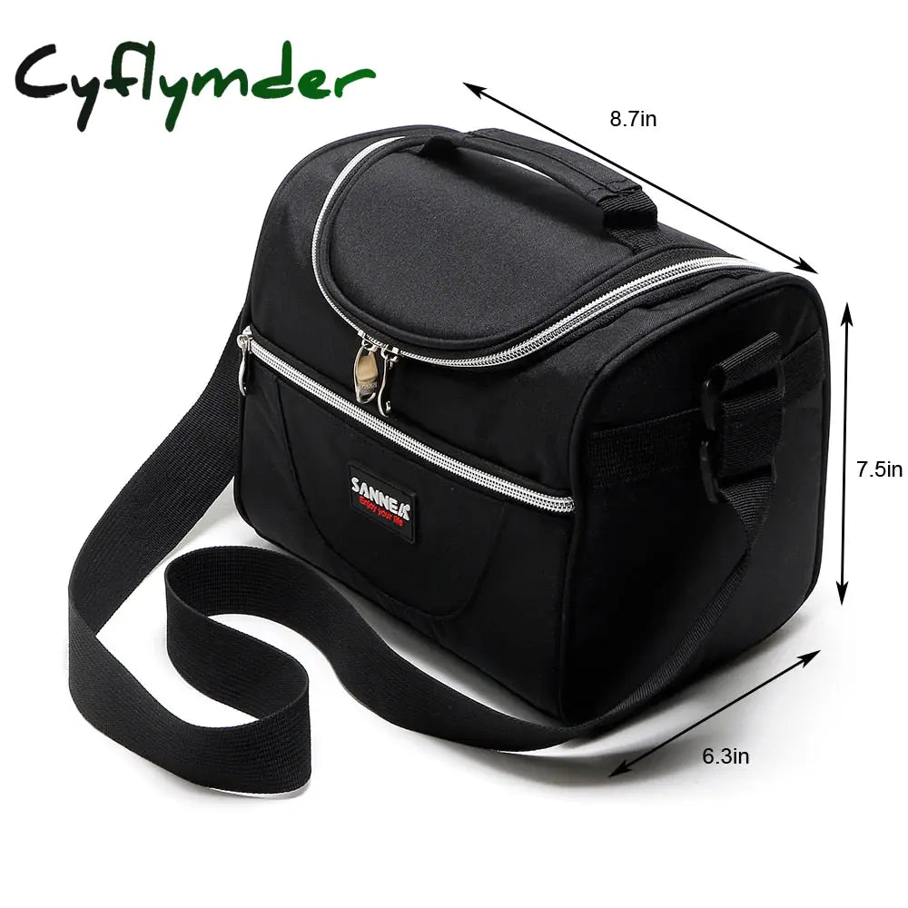 Cyflymder 5L Thermo Lunch Bag Waterproof Cooler Insulated Box Thermal For Kids Picnic Simple And