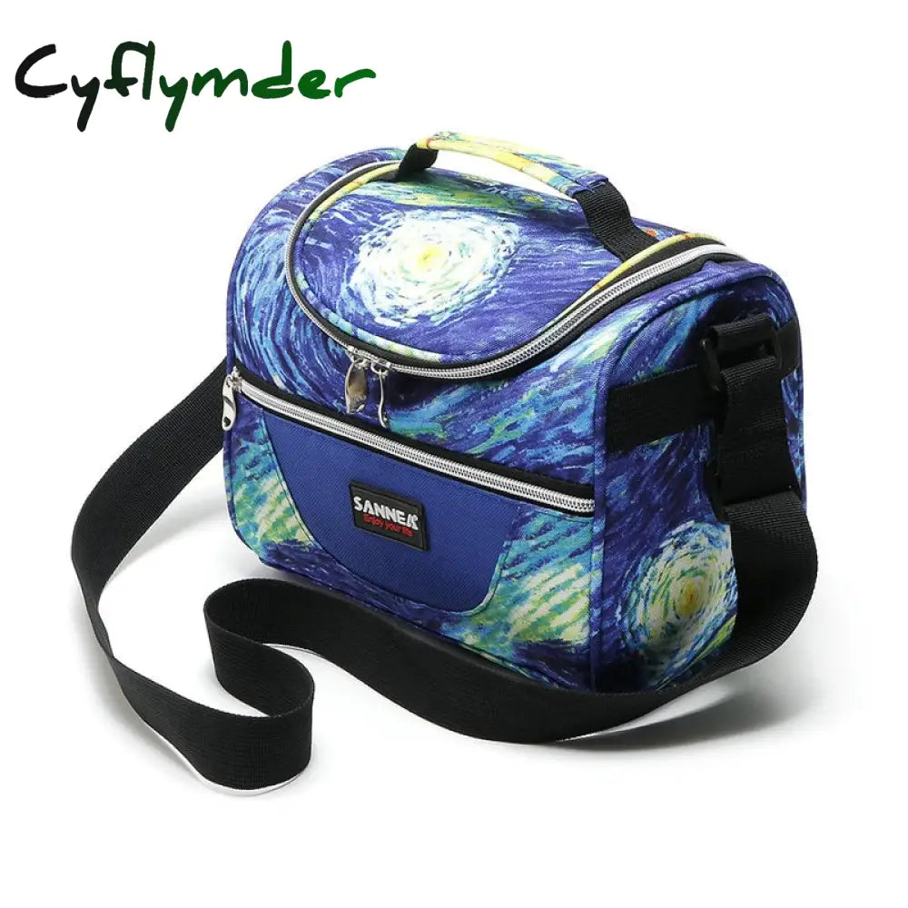 Cyflymder 5L Thermo Lunch Bag Waterproof Cooler Insulated Box Thermal For Kids Picnic Simple And