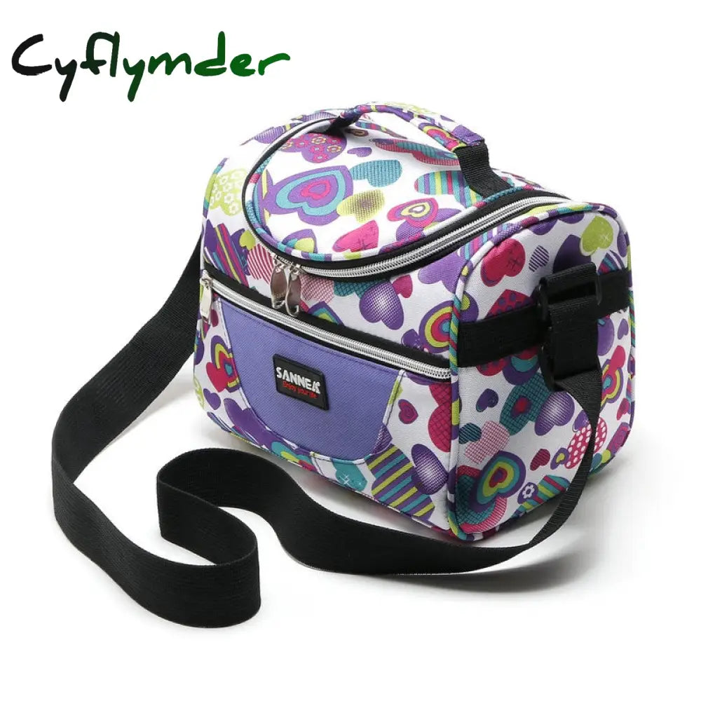 Cyflymder 5L Thermo Lunch Bag Waterproof Cooler Insulated Box Thermal For Kids Picnic Simple And