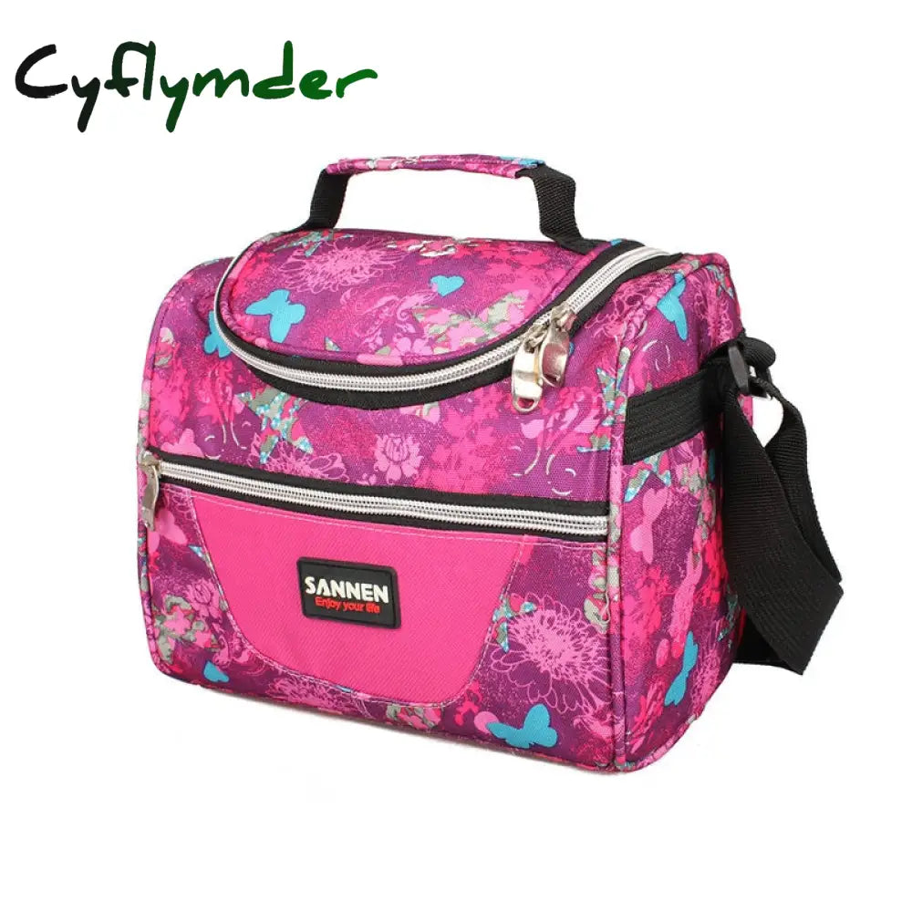 Cyflymder 5L Thermo Lunch Bag Waterproof Cooler Insulated Box Thermal For Kids Picnic Simple And