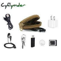 Cyflymder 900D Tactical Molle Military Running Pouch Earphone Bag Portable Key Coin Purse With Hook