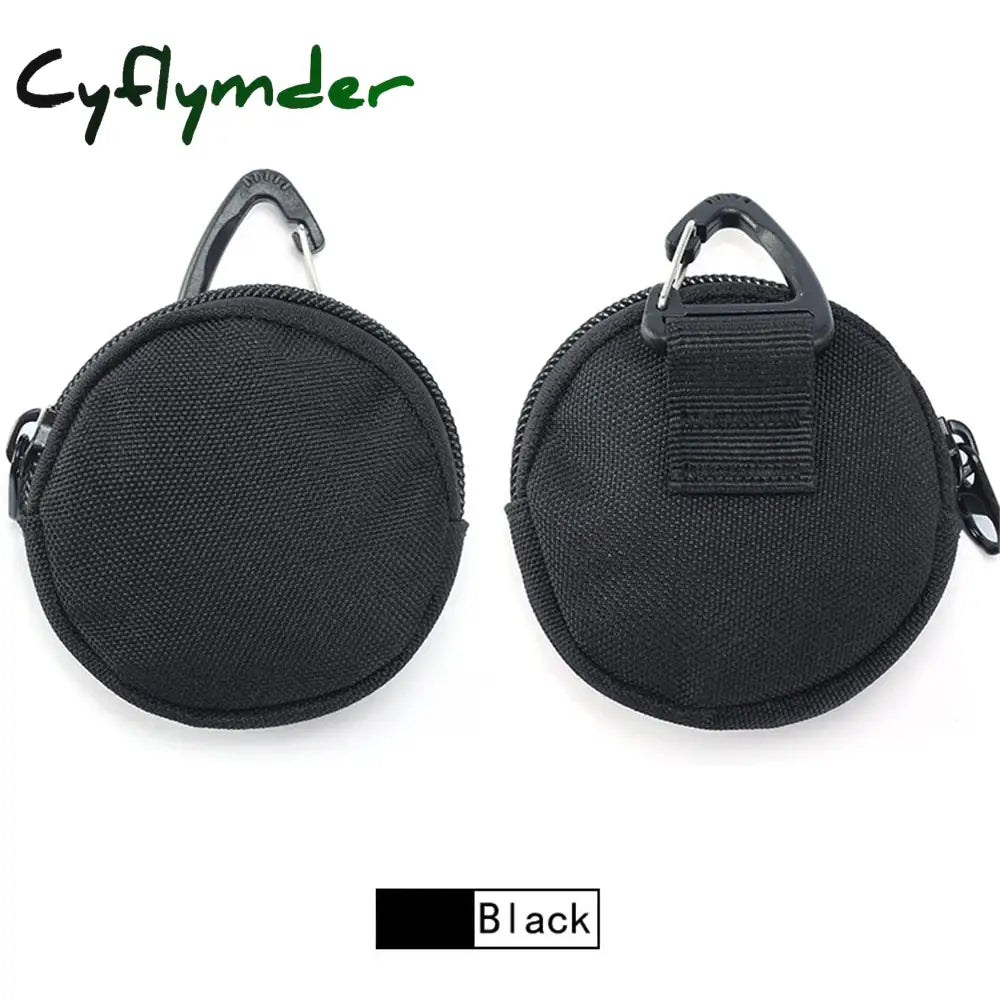 Cyflymder 900D Tactical Molle Military Running Pouch Earphone Bag Portable Key Coin Purse With Hook