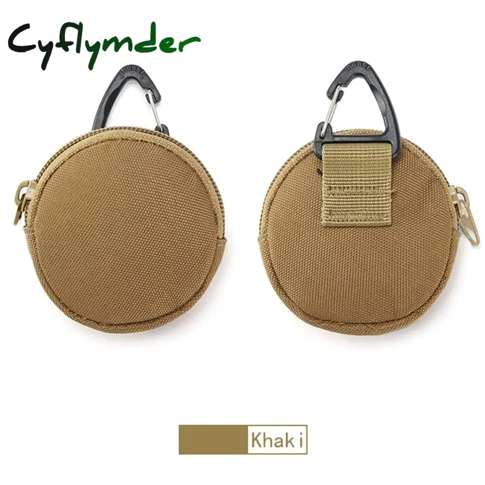 Cyflymder 900D Tactical Molle Military Running Pouch Earphone Bag Portable Key Coin Purse With Hook