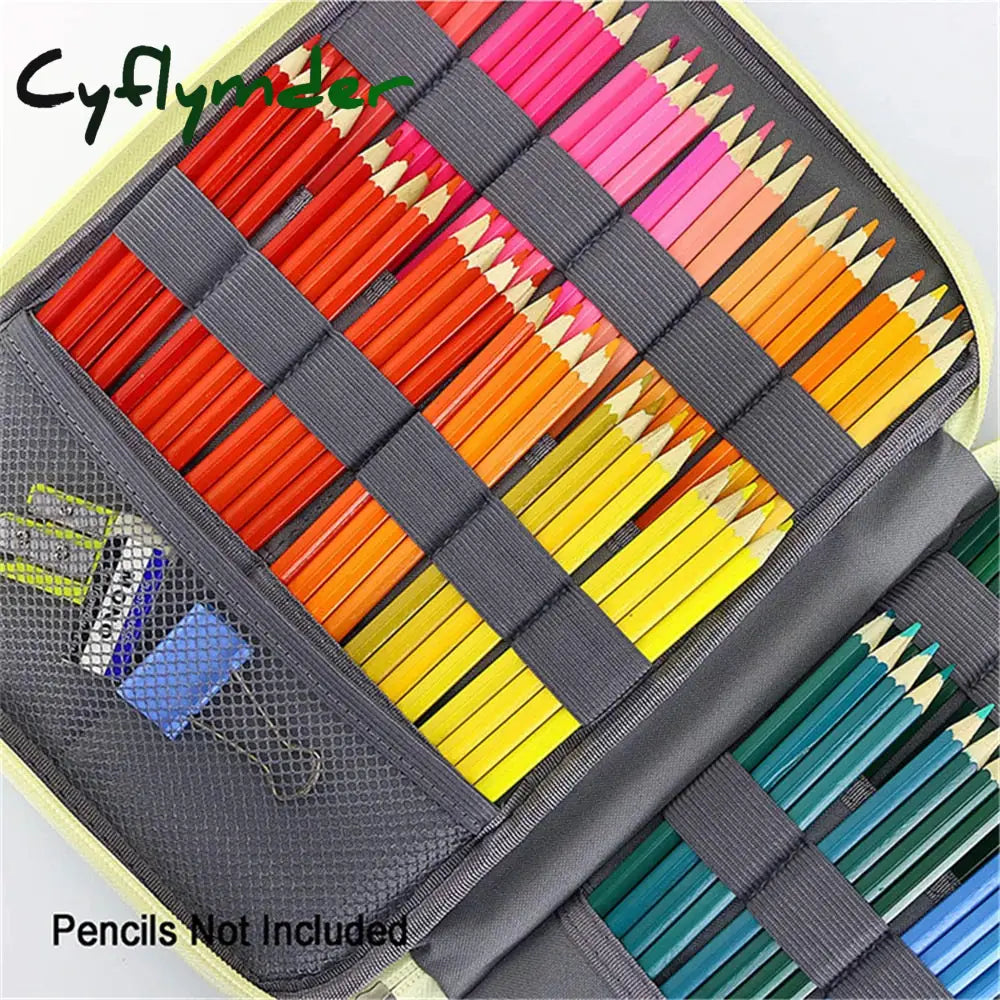 Cyflymder 96/192 Slots Pencil Case School Pencilcase For Girls Boys Pen Bag Large Capacity Penal