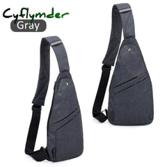 Cyflymder Anti-Theft Chest Bag Male Thin Pack Holster Men Sling Personal Pocket Pauch Purse Man