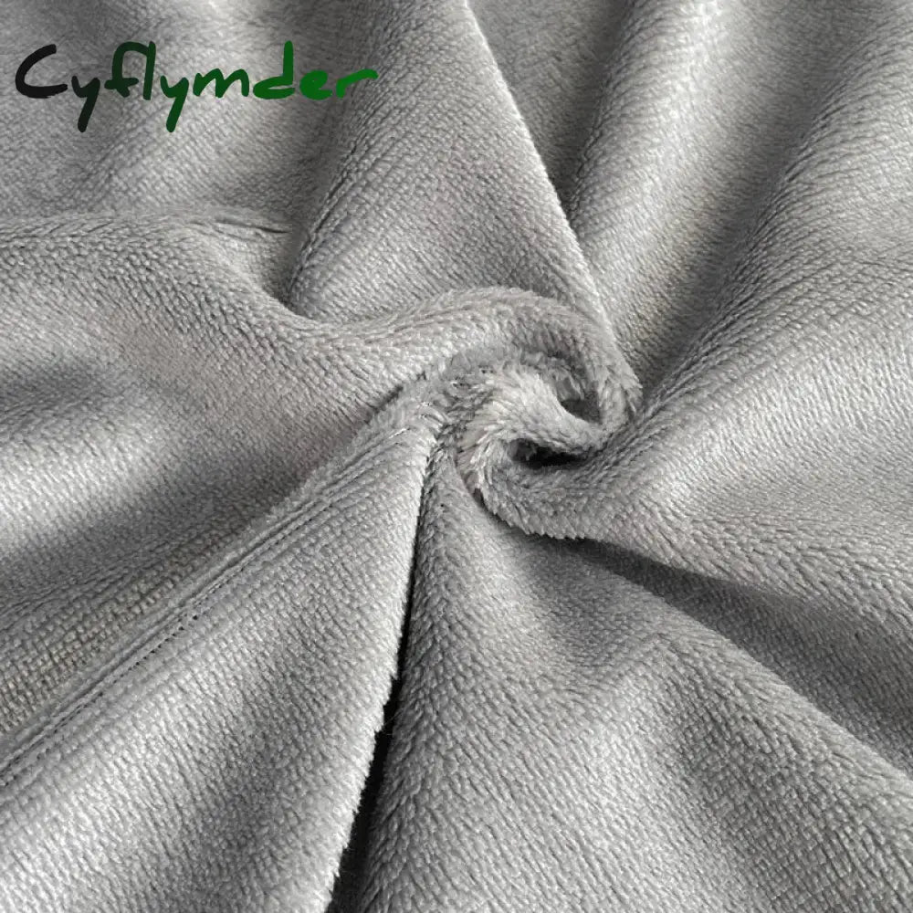 Cyflymder Autumn Winter Warm Fitted Bed Sheet Flannel Soft Comfortable Queen Bed Sheets Thicked Coral Fleece Mattress