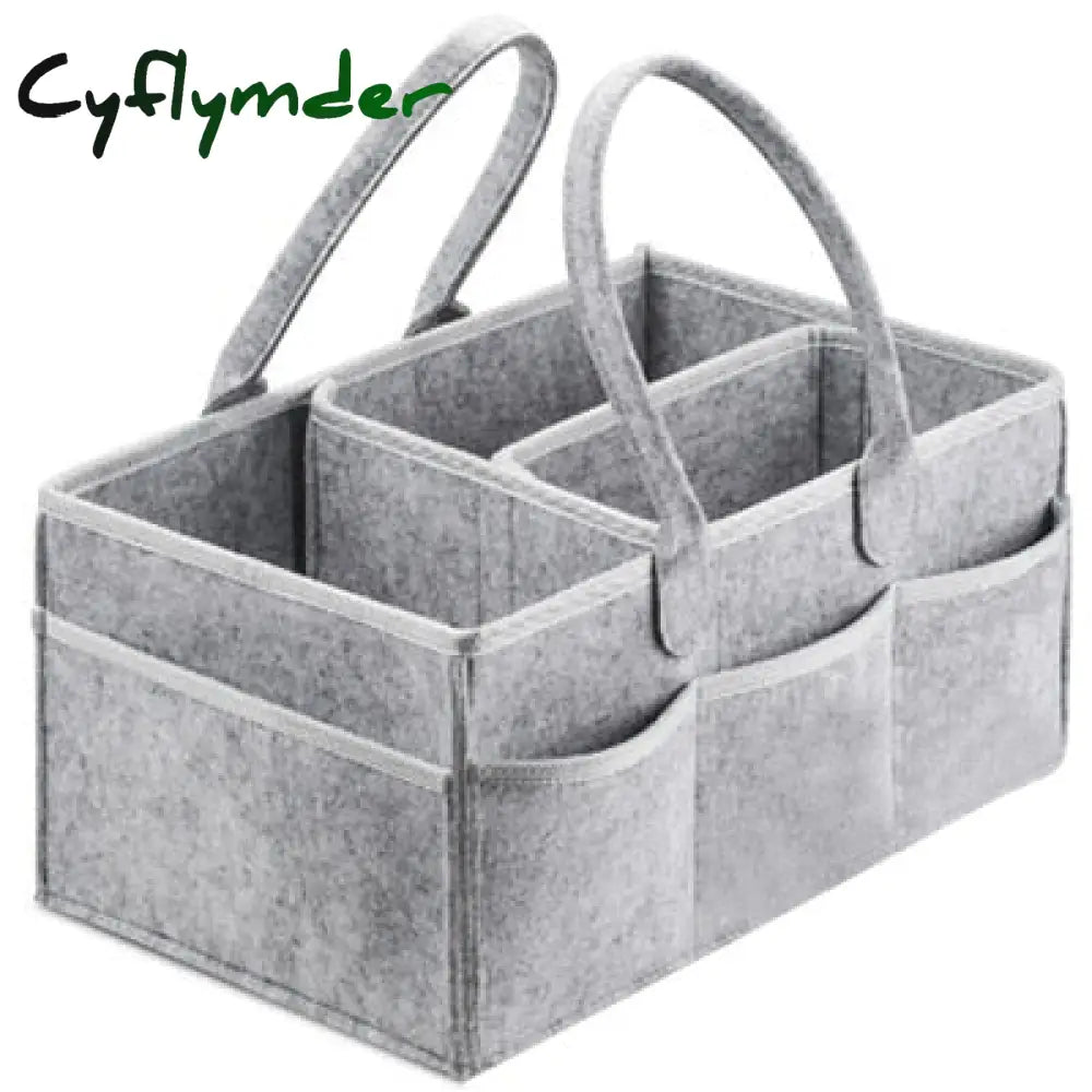 Cyflymder Baby Diaper Organizer Portable Holder Bag For Changing Table Car Newborn Caddy Nappy