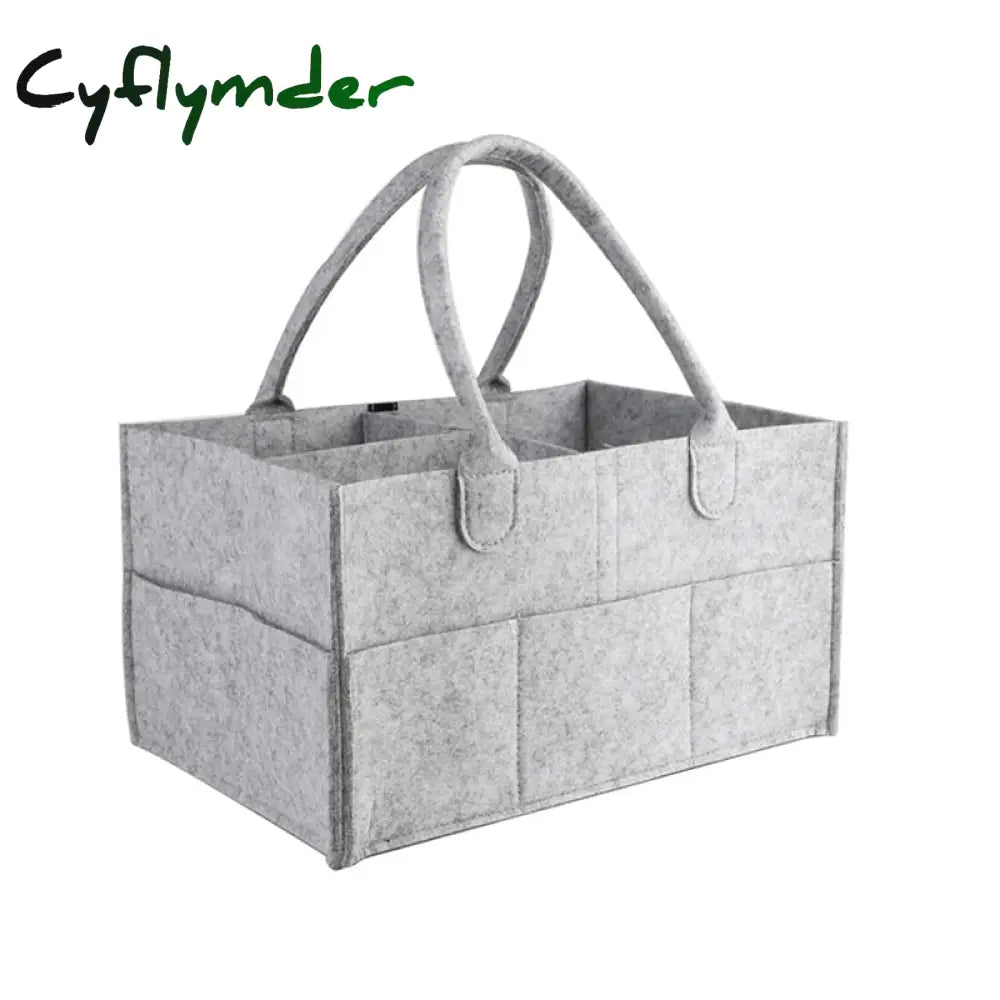 Cyflymder Baby Diaper Organizer Portable Holder Bag For Changing Table Car Newborn Caddy Nappy