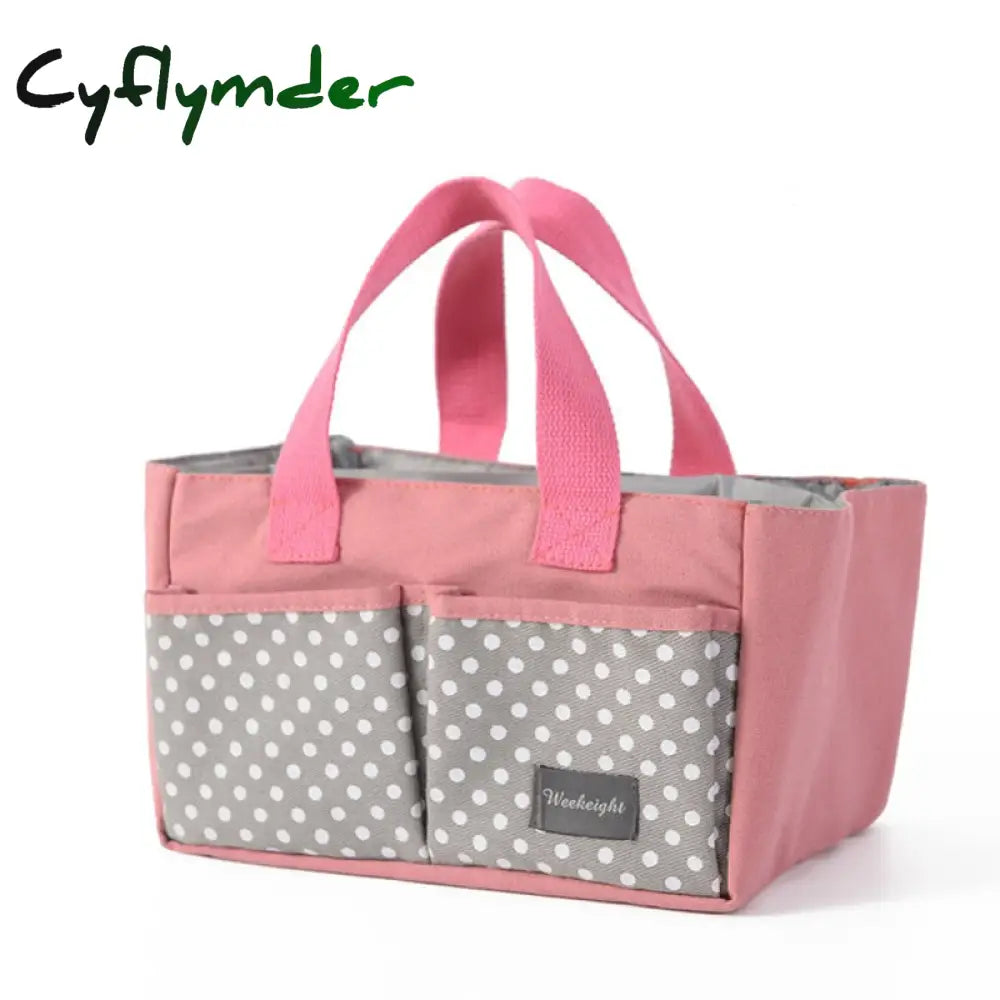 Cyflymder Baby Diaper Organizer Portable Holder Bag For Changing Table Car Newborn Caddy Nappy