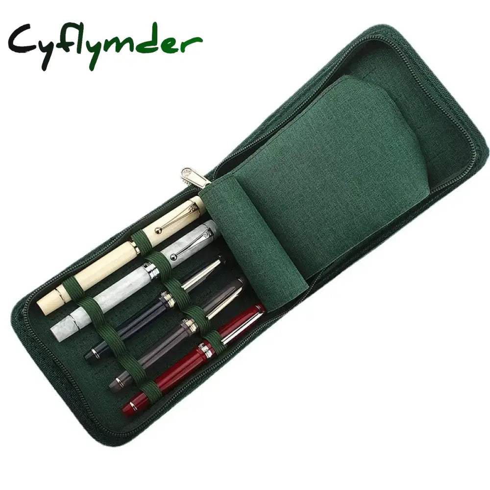 Cyflymder Back To School 4 Colors Pen Pouch Pencil Case Bag Gray Available For 10 Fountain /