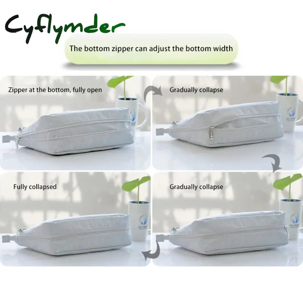 Cyflymder Back To School Bag Organiser Insert Handbag Pouch For Women Cosmetic Large Purse Tote Medi
