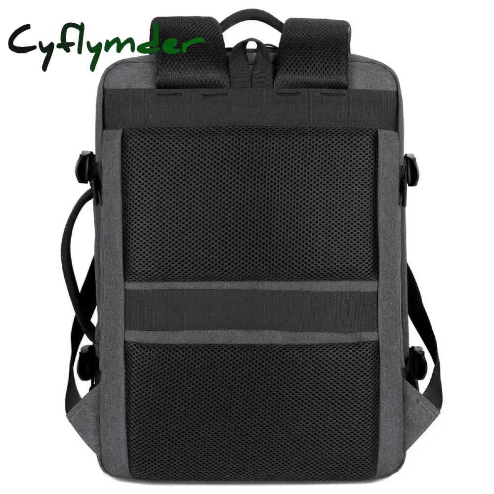 Cyflymder Back To School Classic Travel Backpack Men Business School Expandable Usb Bag Large