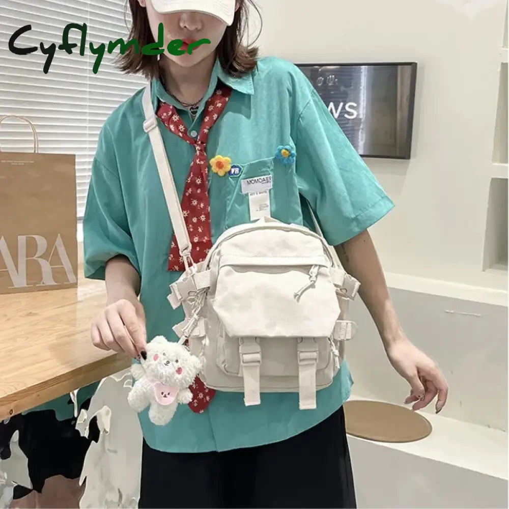 Cyflymder Back To School Fashion Kawaii Mini Backpack Women Shoulder Bag For Teenage Girls