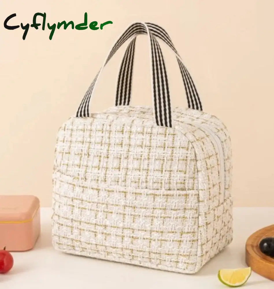 Cyflymder Back To School Ins Fashion Tote Lunchbox Thermal Bag Women Men Bento Storage Insulated