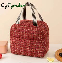 Cyflymder Back To School Ins Fashion Tote Lunchbox Thermal Bag Women Men Bento Storage Insulated