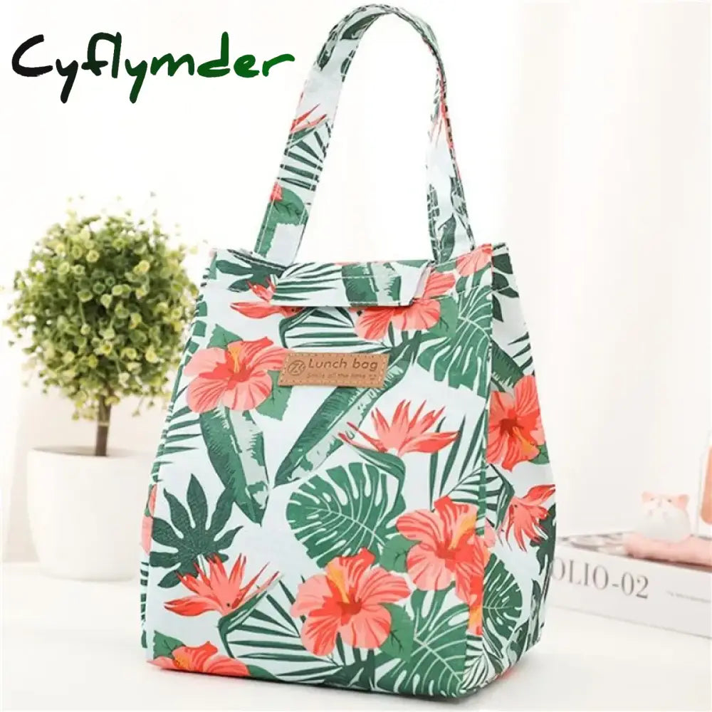 Cyflymder Back To School Insulated Thermal Cooler Bag Lunch Bag Foods Drink Storage Leakproof
