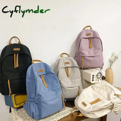  BACK TO SCHOOL Kawaii Large-capacity All-match Backpack Korean Version Simple Storage Bag Back to School Office Supplies Cute Stationery