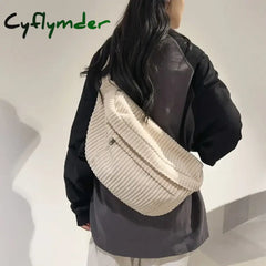 Cyflymder Back To School Large Capacity Waist Bag Women Shoulder Crossbody Bags Casual Fanny Pack