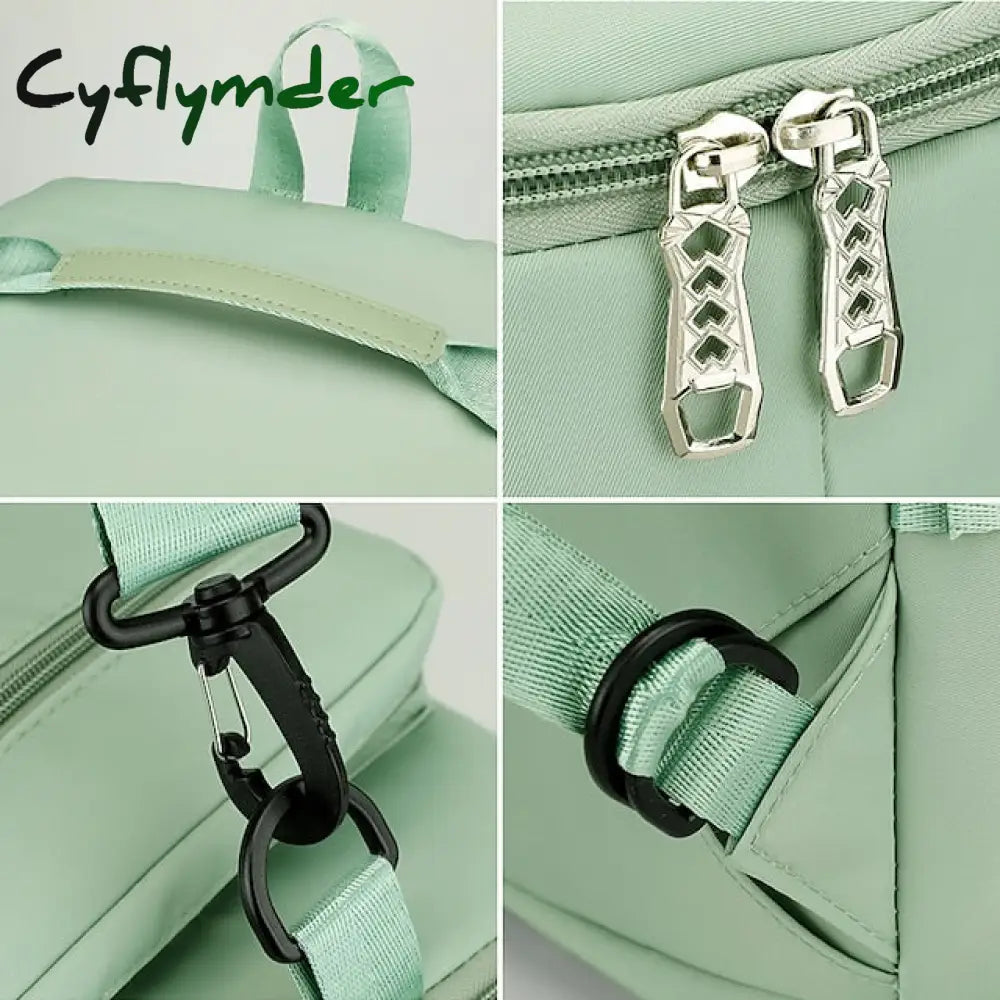 Cyflymder Back To School Men’s Women’s Crossbody Bag Shoulder Gym Duffle Nylon Outdoor Holiday