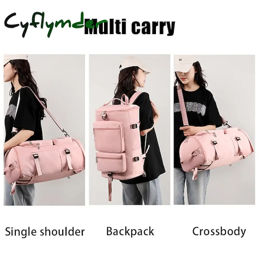 Cyflymder Back To School Men’s Women’s Crossbody Bag Shoulder Gym Duffle Nylon Outdoor Holiday