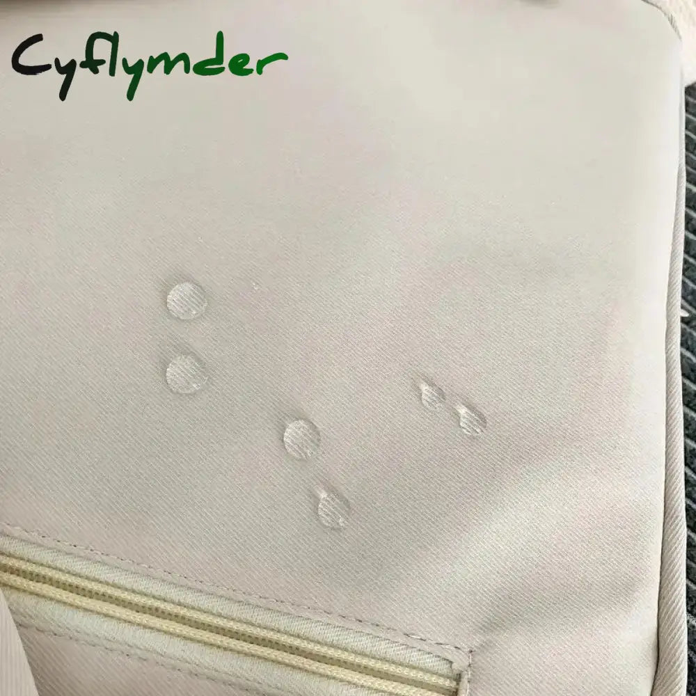 Cyflymder Back To School Multi-Pocket Men And Women Universal Nylon Large-Capacity Leisure Simple