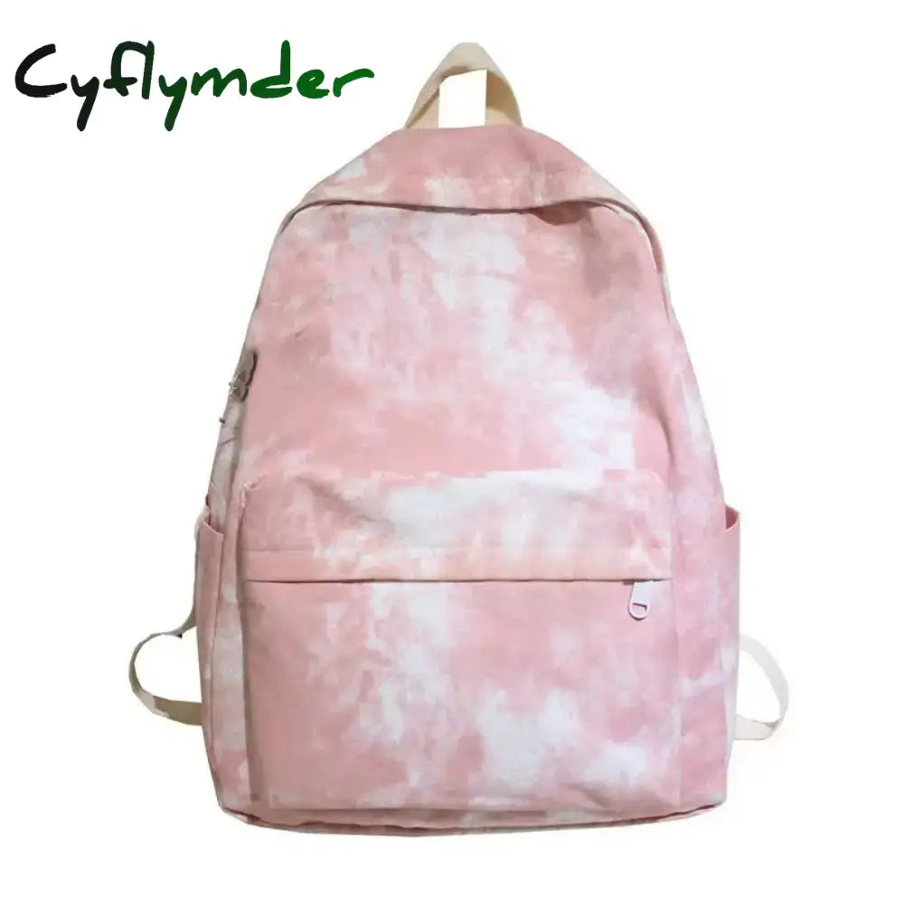 Cyflymder Back To School Nylon Versatile Backpack Black Grey White Red Waterproof Computer Bag