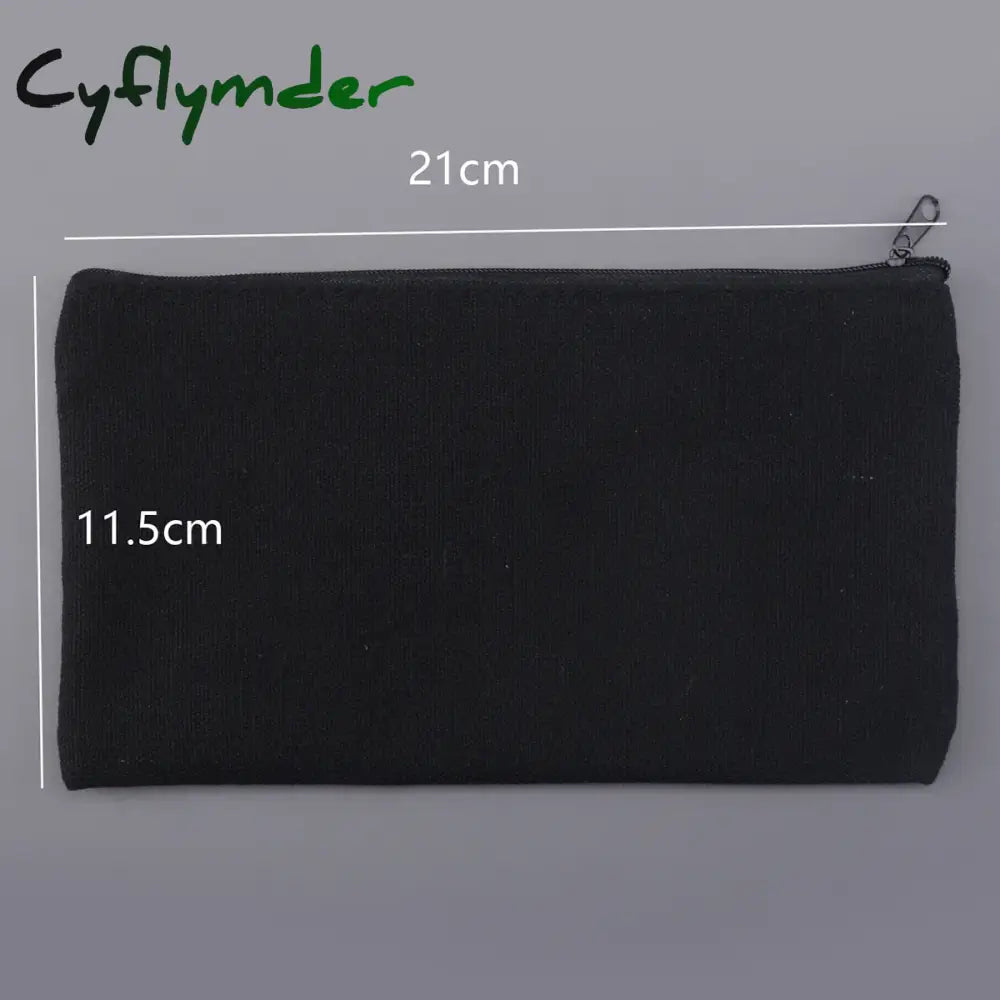 Cyflymder Back To School Pencil Case Black Kawaii Stationery Trousse Scolaire Pen Estuche Para