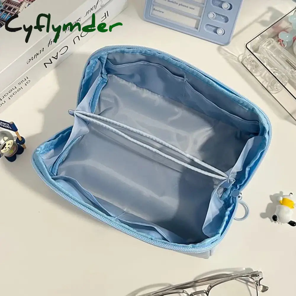 Cyflymder Back To School Pencil Case Large Capacity Pen Estuches Escolares Kalemlik Astuccio Kawaii