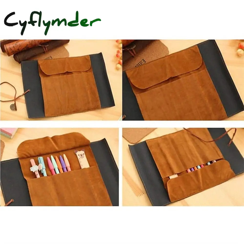 Cyflymder Back To School Pencil Case Pen Pouch Marker Bag Lightweight Wear-Resistant Big