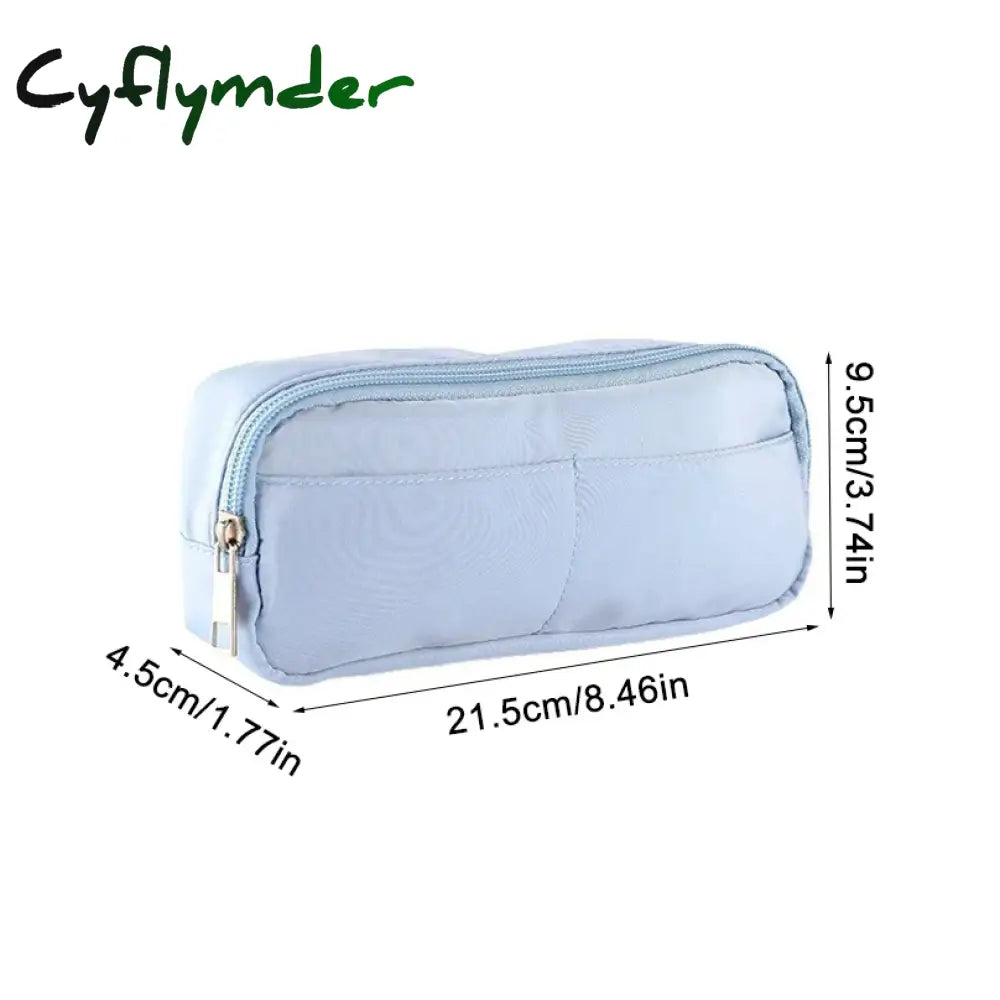 Cyflymder Back To School Simple Pencil Case Trousses Scolaires Pouch Back To School Large Capacity