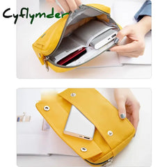 Cyflymder Back To School Simple Solid Color Dark Button Twill Waterproof Polyester Super Large