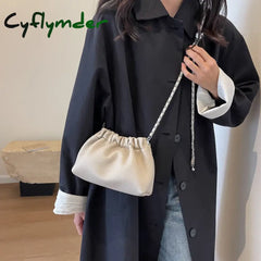 Cyflymder Back To School Small Pu Leather Design Crossbody Bags For Women New Fashion Y2K Brand