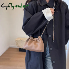 Cyflymder Back To School Small Pu Leather Design Crossbody Bags For Women New Fashion Y2K Brand