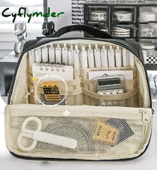 Cyflymder Back To School Stationery Bag Pencil Case Large Capacity Pen Box Cosmetics Portable Gifts