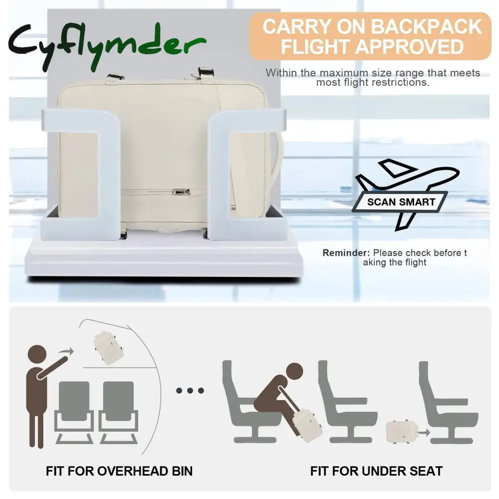 Cyflymder Back To School Travel Backpack For Women Expandable Weekender Hiking Laptop With Usb Port