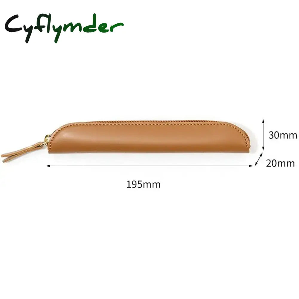 Cyflymder Back To School Waterproof Business Fountain Pen Case Handmade Desktop Organizer Pencil
