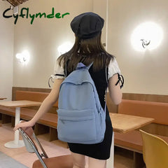 Cyflymder Back To School Women Schoolbag Waterproof Large Capacity School Backpack Smooth Zipper