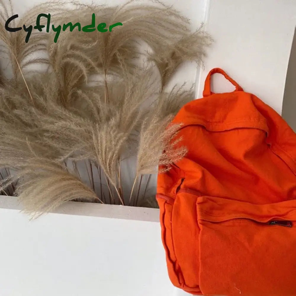 Cyflymder Back To School Women’s Bag Pack Trend Techwear Harajuku Canvas Aesthetic Gothic School