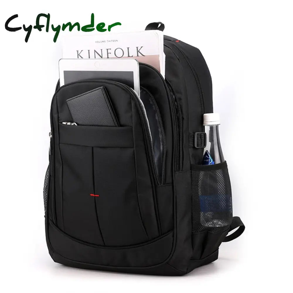 Cyflymder Backpack Fashion Men Computer Business Shoulder Bags Male Travel Leisure Student Laptop