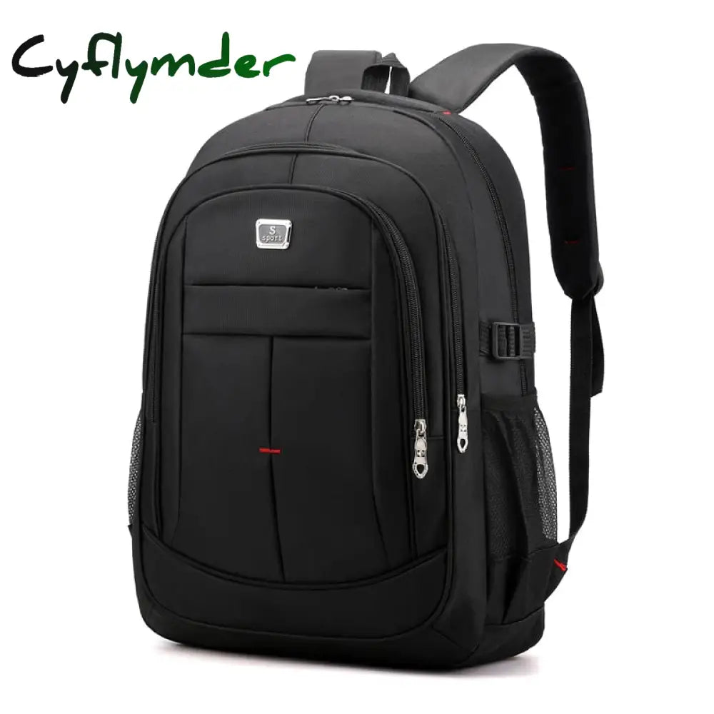 Cyflymder Backpack Fashion Men Computer Business Shoulder Bags Male Travel Leisure Student Laptop