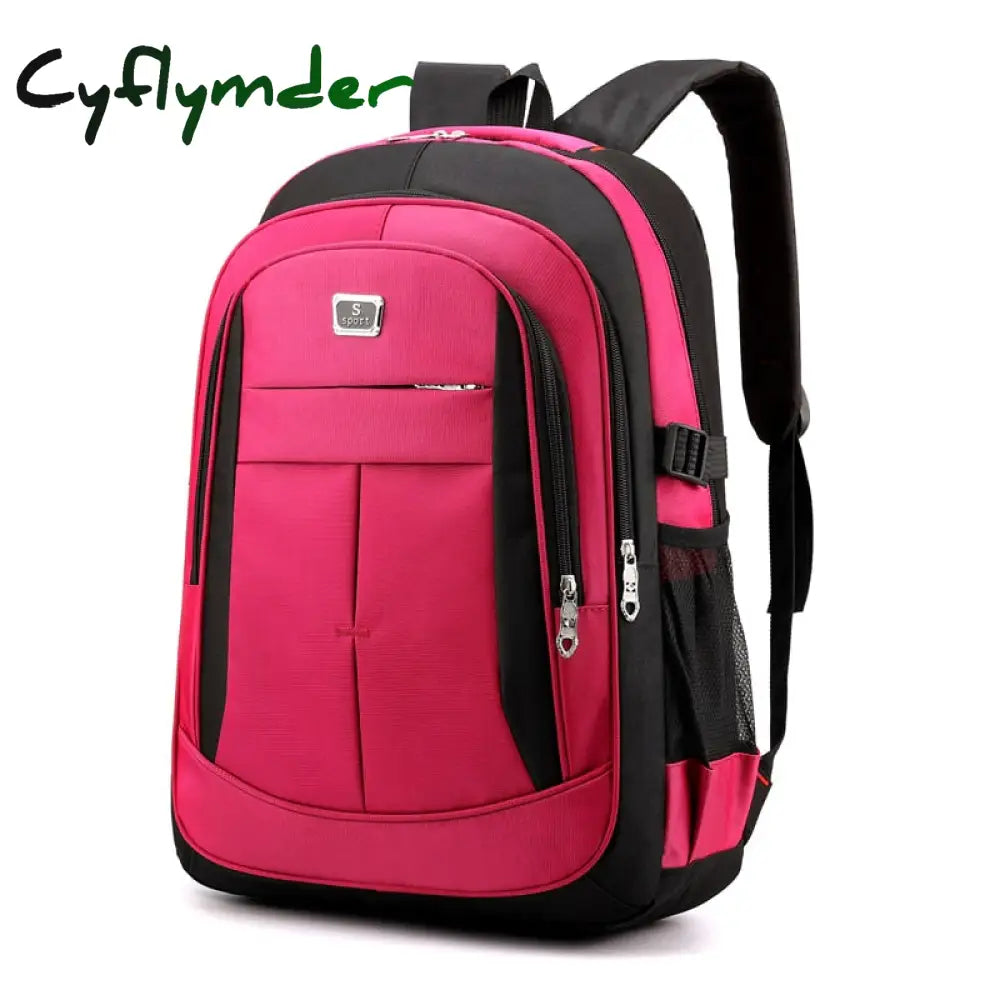 Cyflymder Backpack Fashion Men Computer Business Shoulder Bags Male Travel Leisure Student Laptop