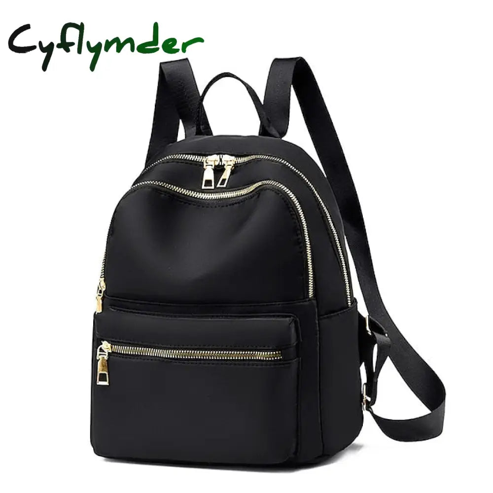 Cyflymder Backpack Men’s Women’s Oxford Cloth Casual Large Capacity Student Schoolbag Computer