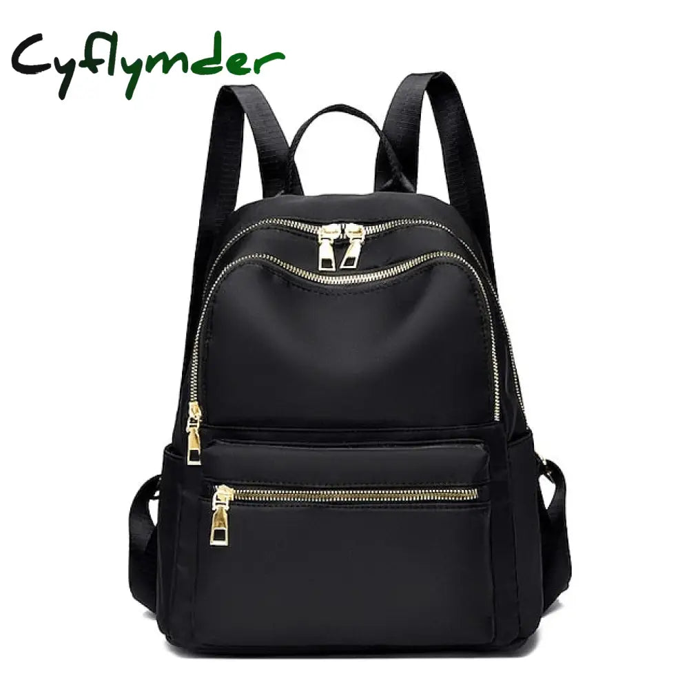 Cyflymder Backpack Men’s Women’s Oxford Cloth Casual Large Capacity Student Schoolbag Computer