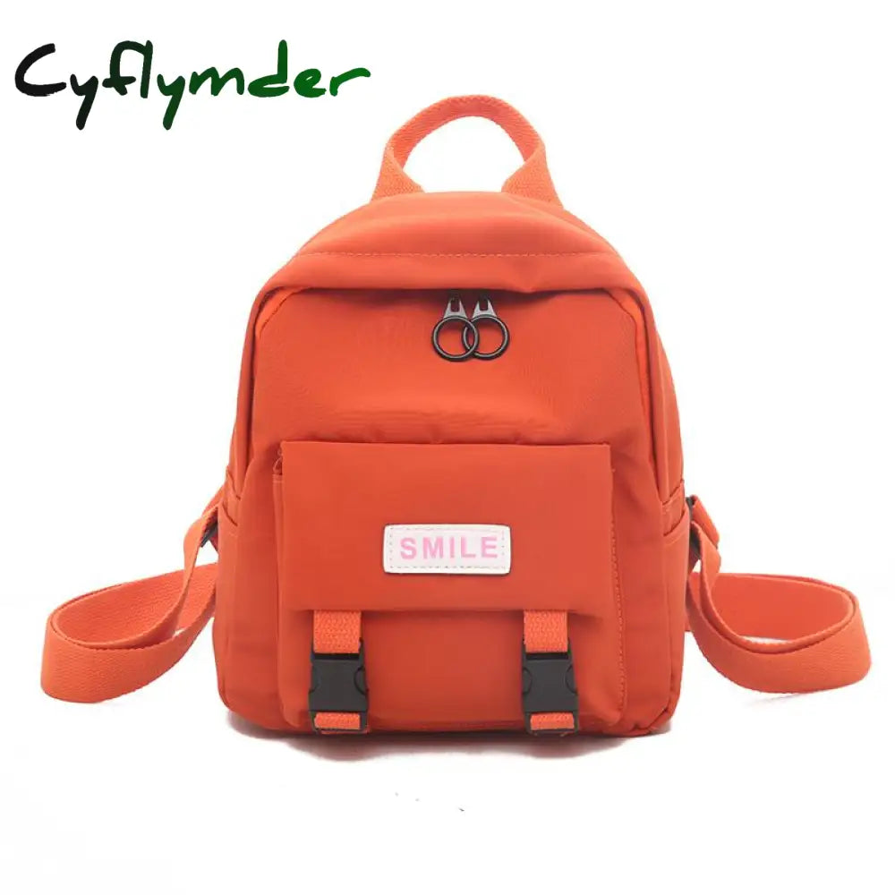 Cyflymder Backpack New Trend Women Wild Fashion Shoulder Bag Small Canvas Teen Girl School Bag