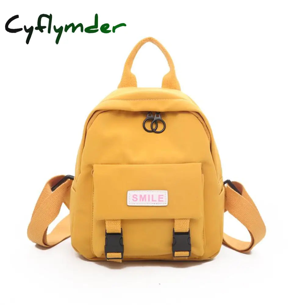 Cyflymder Backpack New Trend Women Wild Fashion Shoulder Bag Small Canvas Teen Girl School Bag