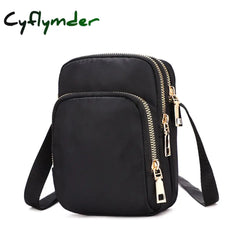 Cyflymder Bags For Women Crossbody Zipper Mobile Phone Shoulder Bag Lady Female Multifunction