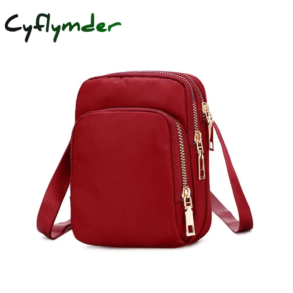 Cyflymder Bags For Women Crossbody Zipper Mobile Phone Shoulder Bag Lady Female Multifunction